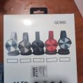 Słuchawki Bezprzewodowe Nauszne Bluetooth MP3 Radio Białe do 200 Godzi - zdjęcie 2