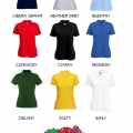 Stock koszulek Fruit of the Loom - mix, nowe, unisex, odzież outlet - zdjęcie 2
