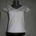T-shirt damski biały