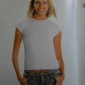 T-shirt damski, dziecięcy b/nadruku - zdjęcie 3