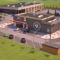 KFC Restaracja Drive Thru plus obiekt handlowy