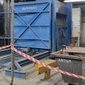 Piaskarka przemysłowa Tepark 220x220 z oprzyrządowaniem - zdjęcie 3