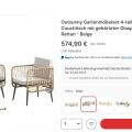 Zestaw mebli ogrodowych wypoczynkowy rattanowy kanapa stolik i krzesła - zdjęcie 2