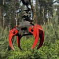 Chwytak Do Biomasy Chwytak Leśny 0.28m2 HARDOX Hartowane sworznie FI60