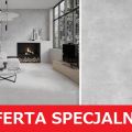Gres 59,8/119,8 półpoler u117 grey ennis paradyż outlet - zdjęcie 1