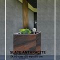Donice slate 60/60 cm grubość 1,8 cm do ogrodu gresowe - zdjęcie 2