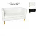 Sofa tapicerowana 150 cm ecoskóra velvet różne kolory