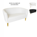 Sofa tapicerowana 150 cm ecoskóra velvet różne kolory i