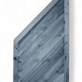 Płot RUGEN szary 90x180cm - drewniany, boazeryjny - zdjęcie 3