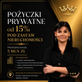 Pożyczka prywatnie od 15% - od 5mln zł