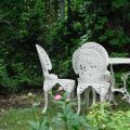 Meble ogrodowe żeliwne komplet stół Stuhl Gartenmöbel - zdjęcie 3