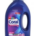 Żel do prania Coral 1,5l 20 prań kolor i czarny - zdjęcie 4