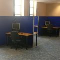 Meble biurowe używane tapicerowane 4 stanowiska,biuro, call center